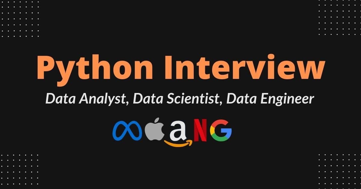 Interviewing Questions Guide Top 100 Python Interview Questions in 2026 (FAANGs, Startups)
